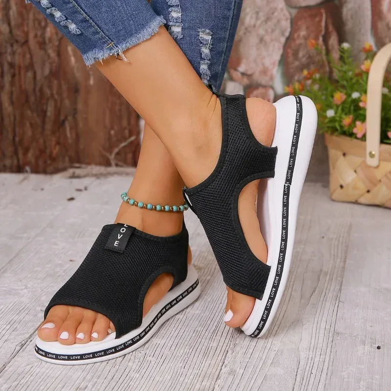 Orthopedic Elastic Open-toe & Slip-on Sandals