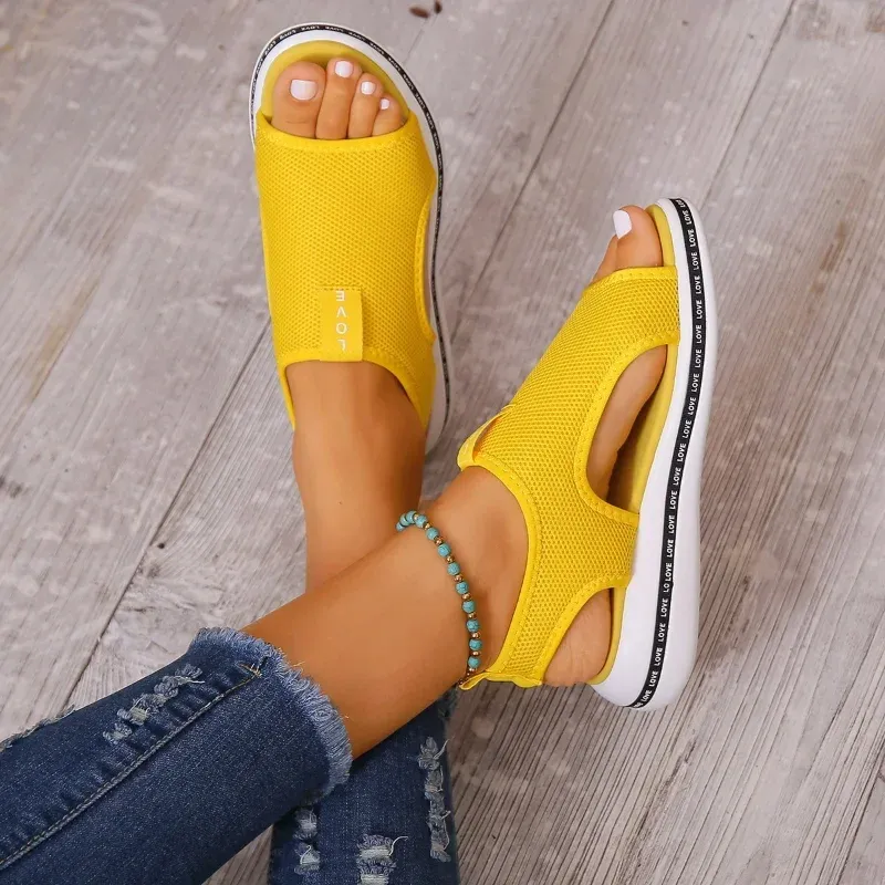 Orthopedic Elastic Open-toe & Slip-on Sandals