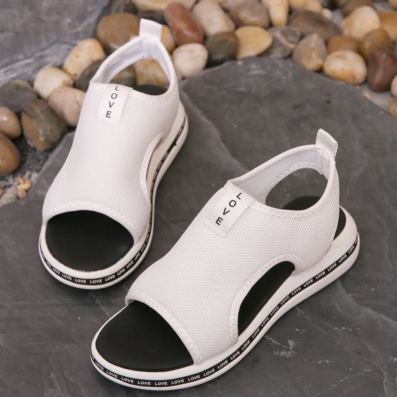 Orthopedic Elastic Open-toe & Slip-on Sandals