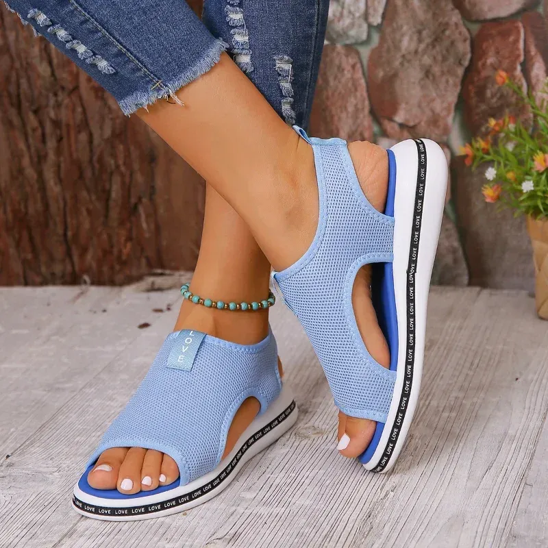 Orthopedic Elastic Open-toe & Slip-on Sandals