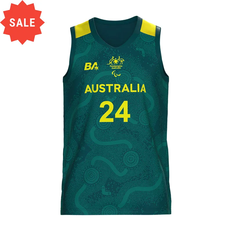 Paralympics Australia | Wheelchair Basketball Jersey - Green