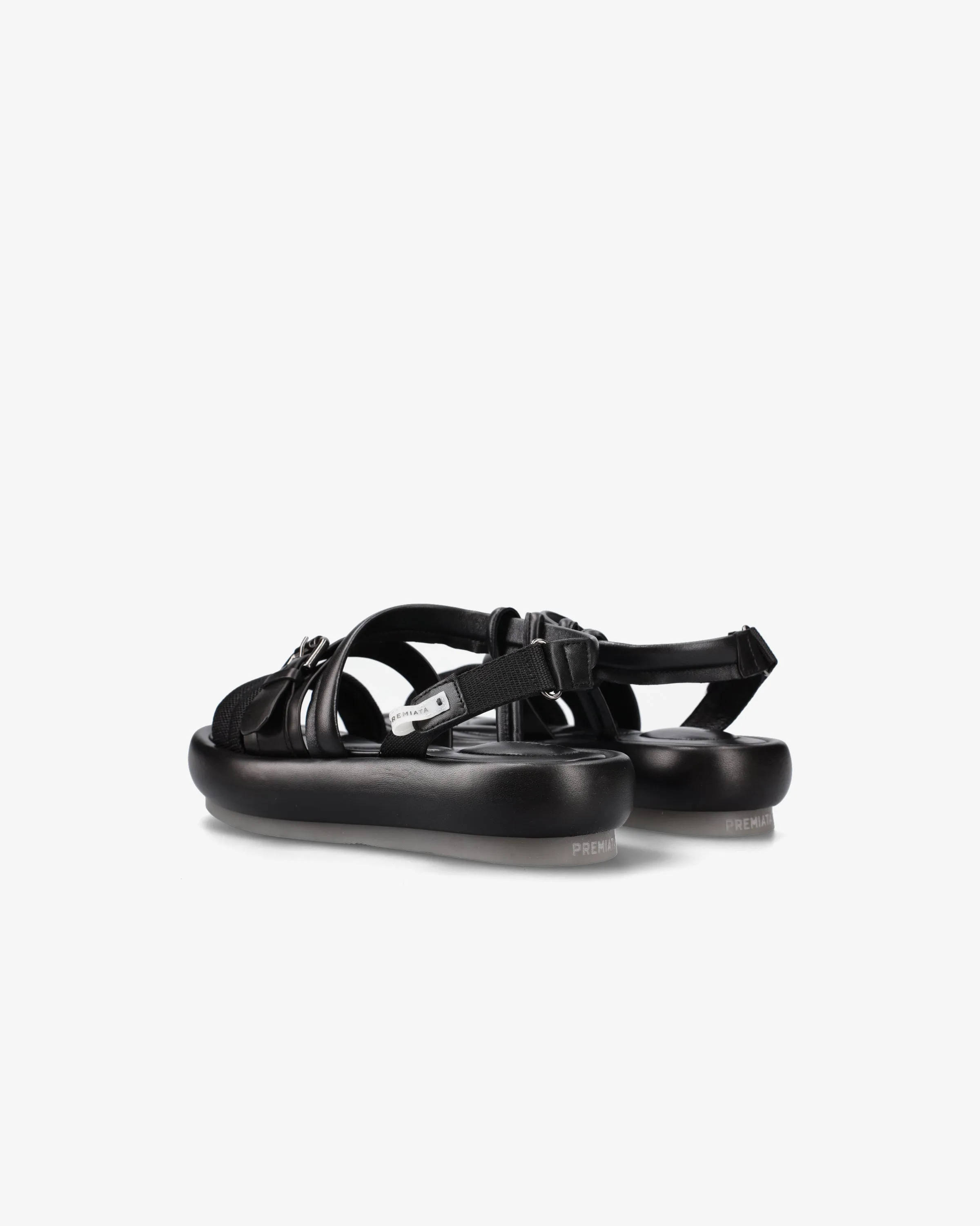 Sandal with Buckle Black