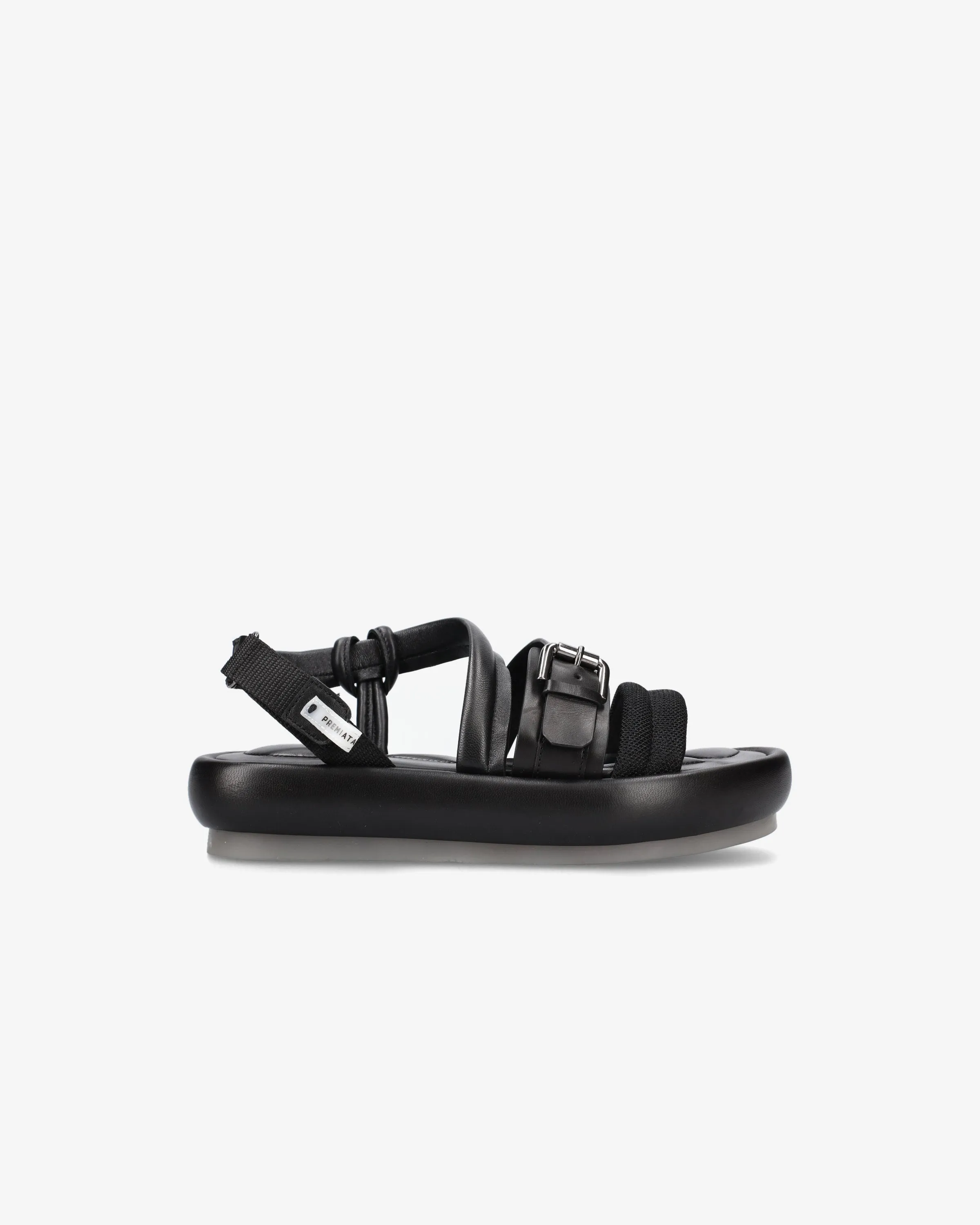 Sandal with Buckle Black