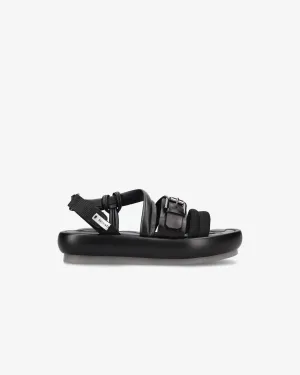 Sandal with Buckle Black