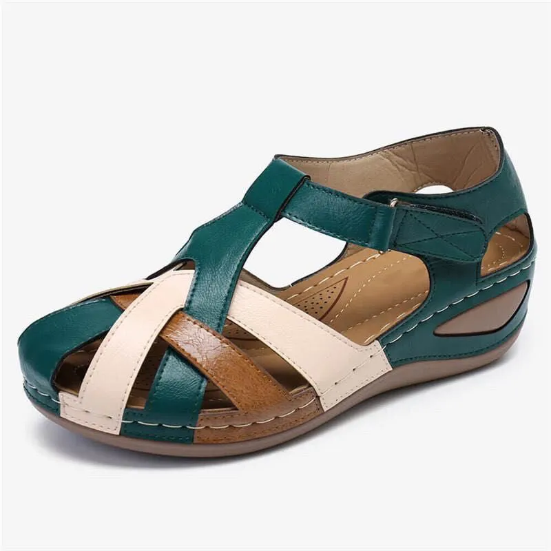 Sandals Mix Color Heels Sandals Summer Shoes Gladiator Wedges Chaussures Femme Casual Chalas Mujer Platform Shoes