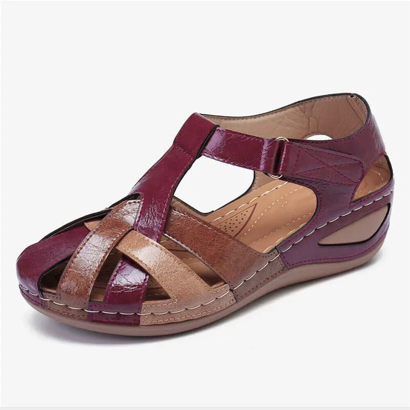 Sandals Mix Color Heels Sandals Summer Shoes Gladiator Wedges Chaussures Femme Casual Chalas Mujer Platform Shoes