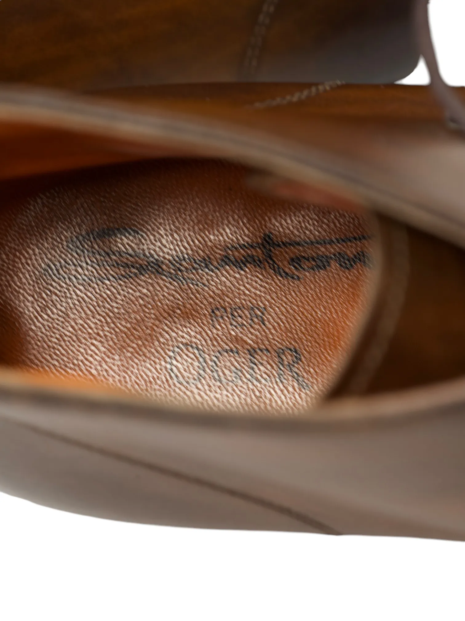 Santoni Brown Lace-Up Chukka Boot