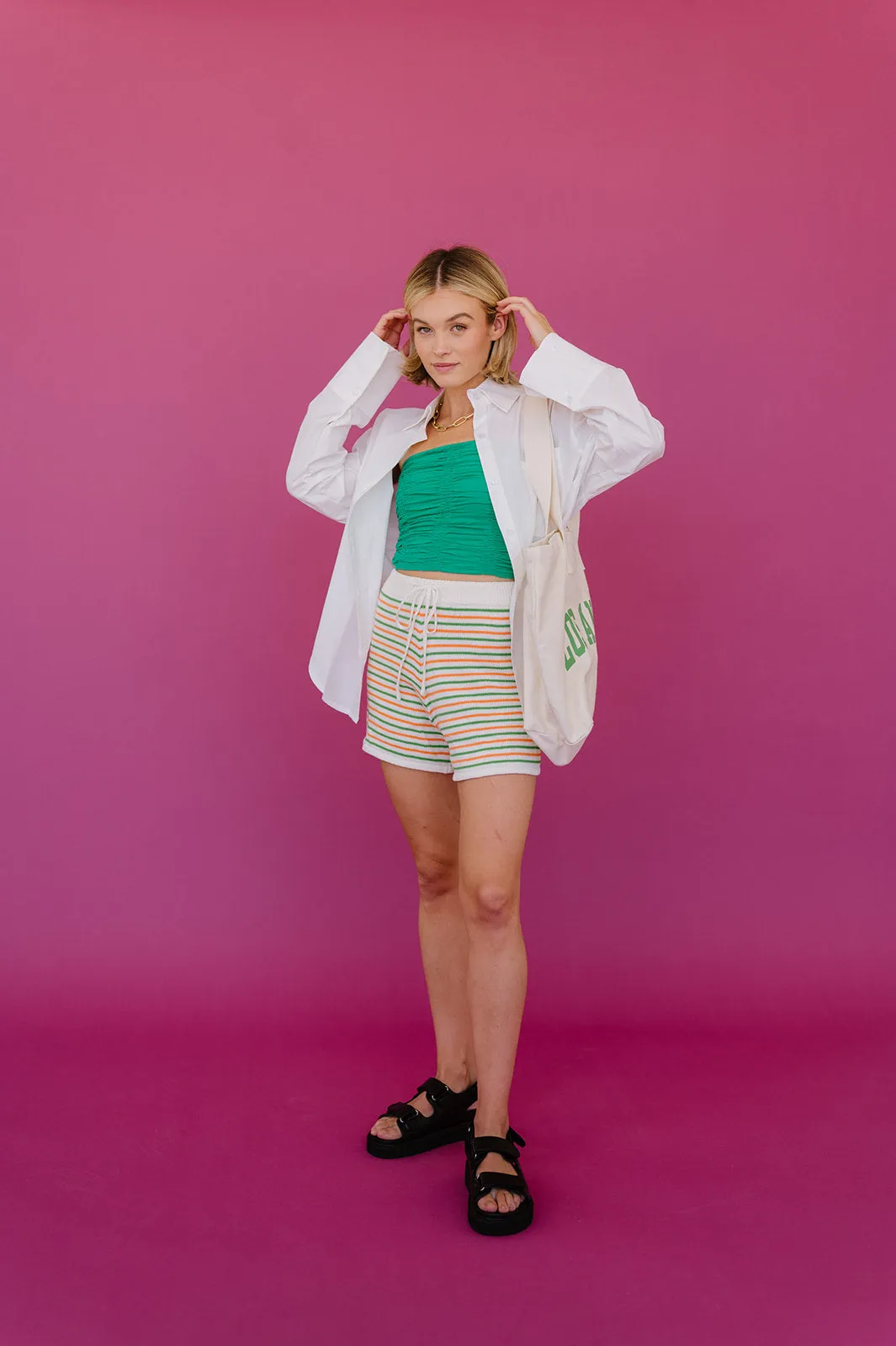 Show Your Stripes Knit Shorts