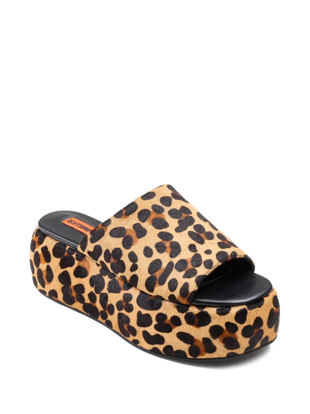 Simon Miller leopard-print slides
