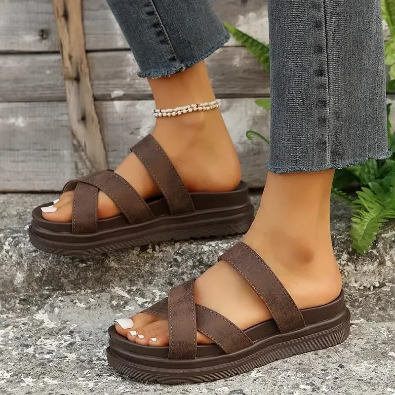 SoleRelief™ Platform Sandals