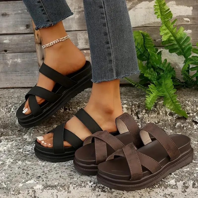 SoleRelief™ Platform Sandals