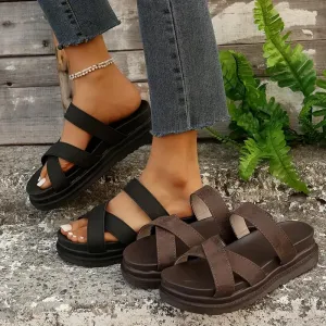 SoleRelief™ Platform Sandals