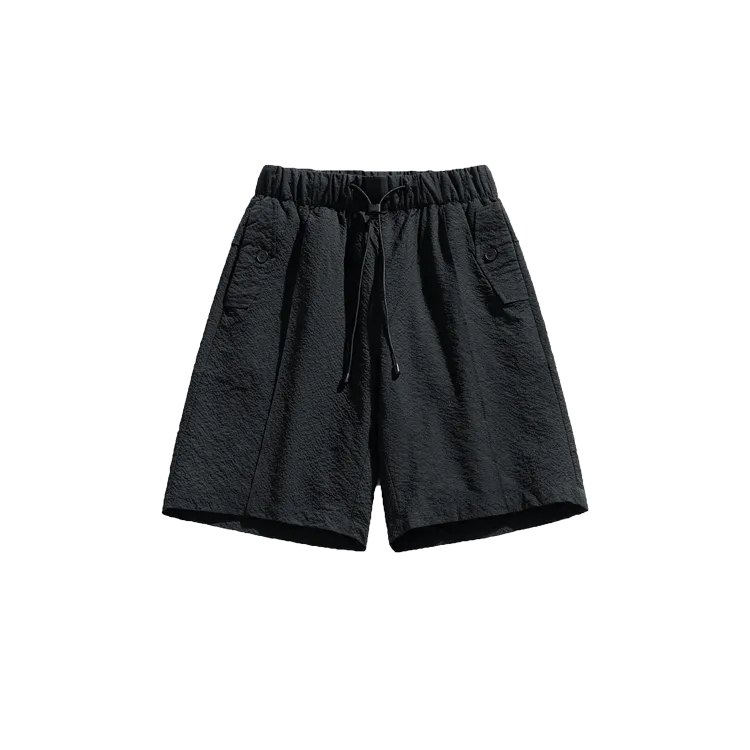 Solid color drawstring shorts-B10 | Inspanda