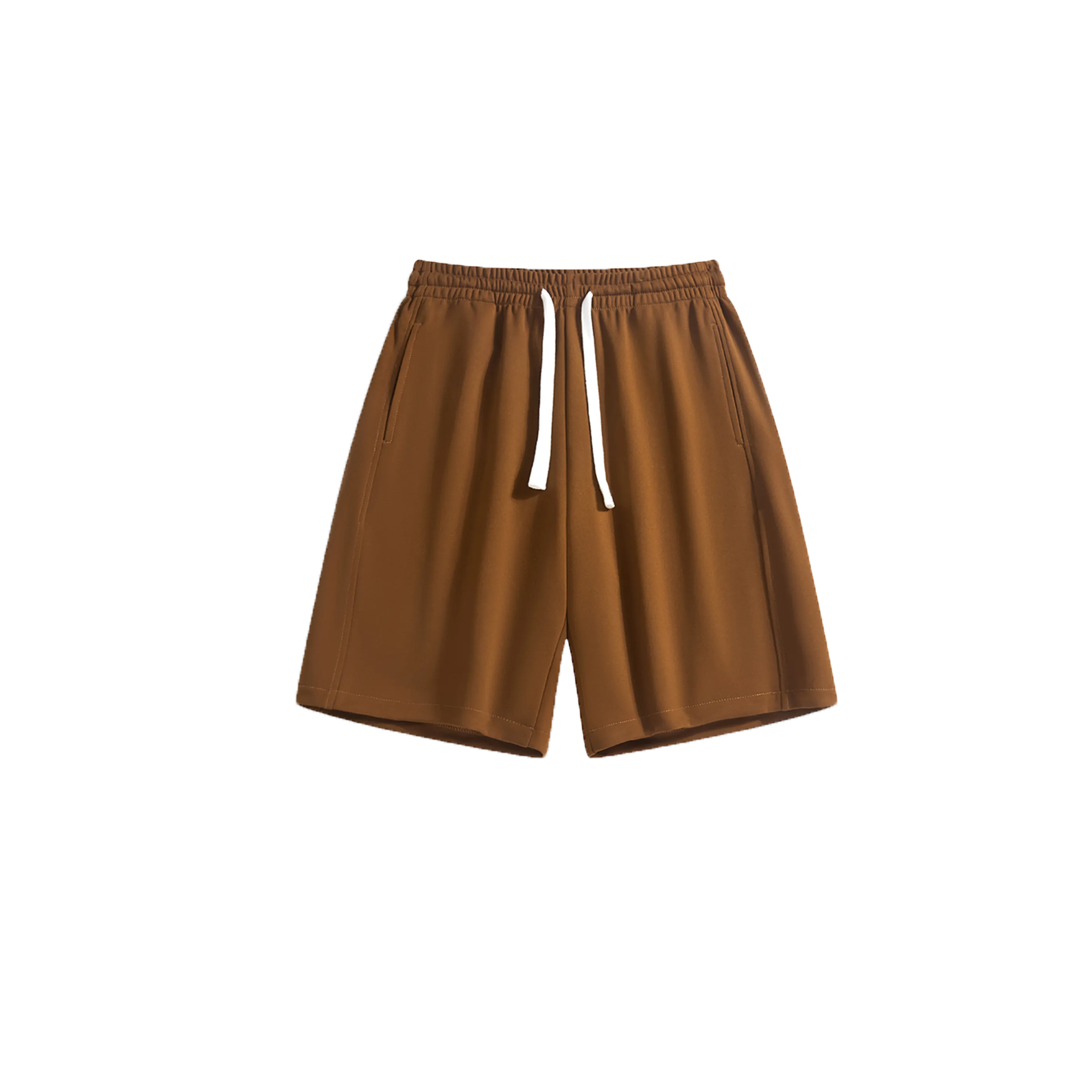 Solid color drawstring shorts-D2 | Inspanda