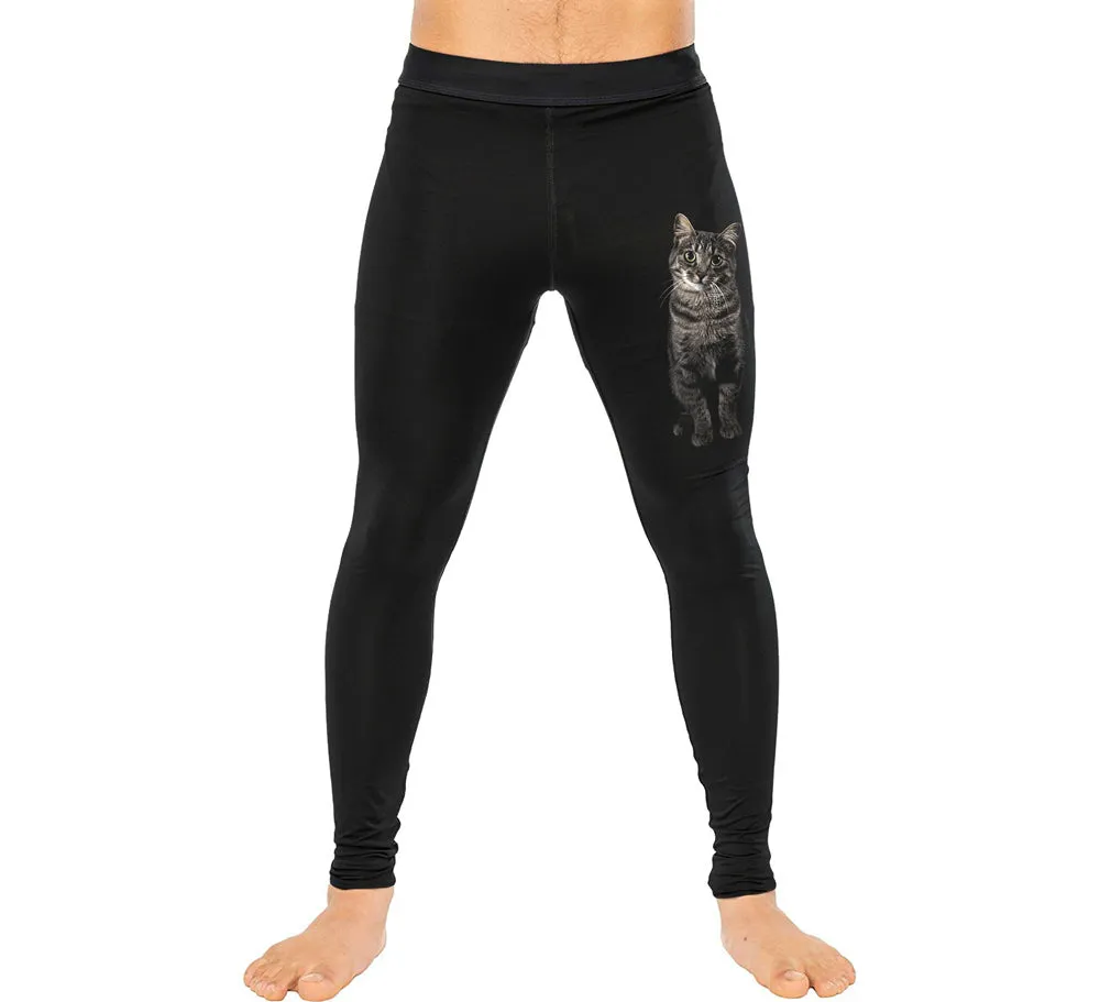 Spy Cat Grappling Spats Compression Pants Tights - BJJ, MMA, Muay Thai