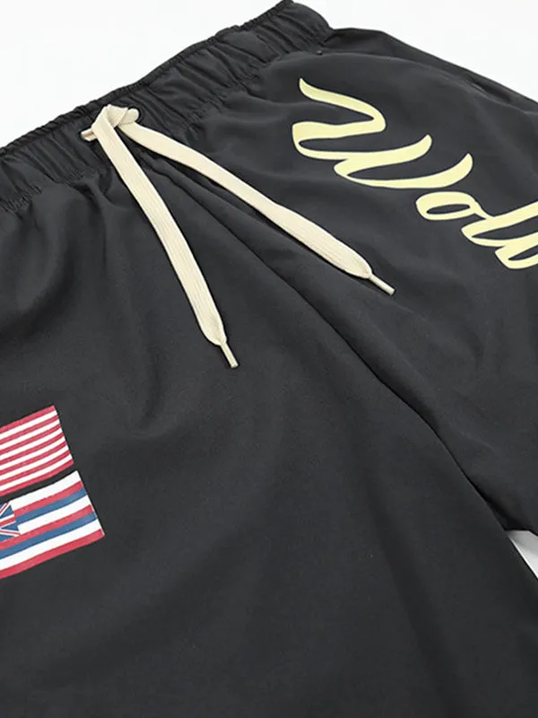 Summer Basketball Training Fitness Woven Shorts