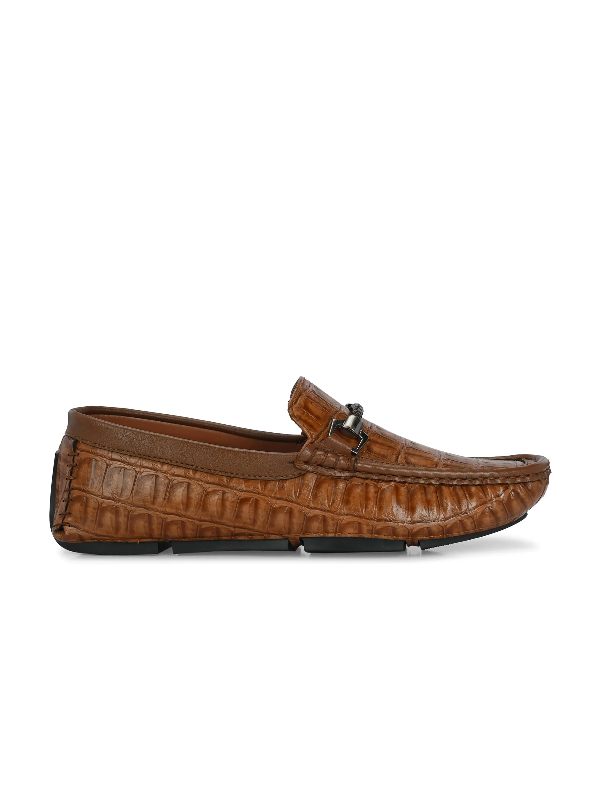 Tawny Croc Royale Loafer
