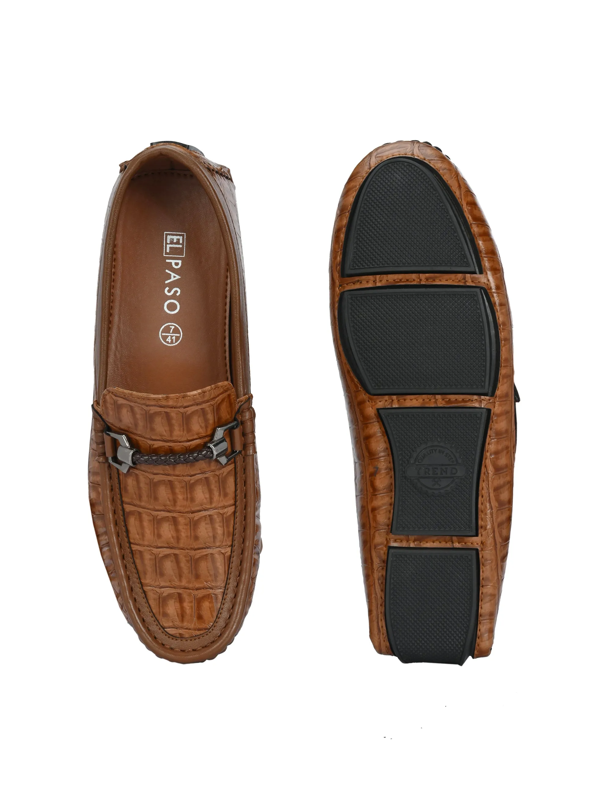 Tawny Croc Royale Loafer