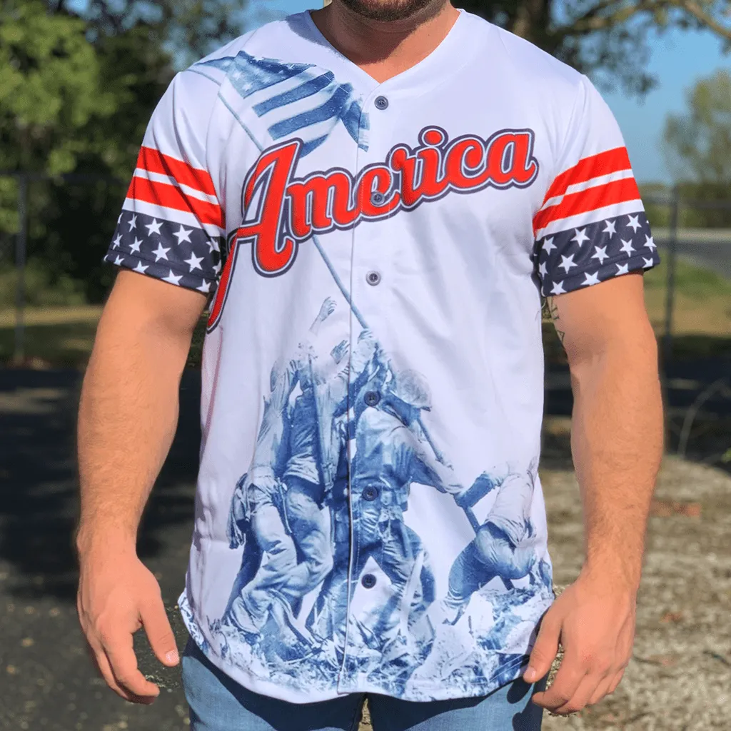 Team America 2/A  Baseball Jersey