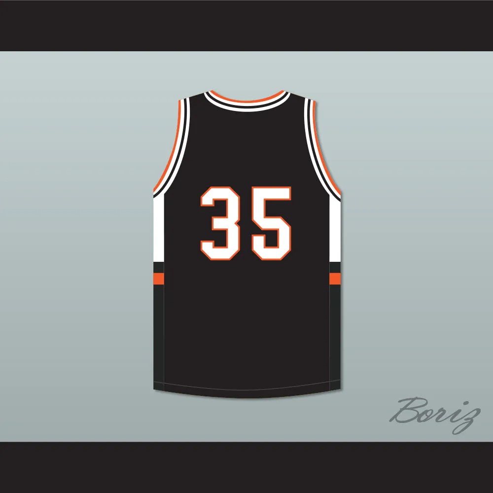 Tony Romo 35 Burlington High School Demons Black Basketball Jersey