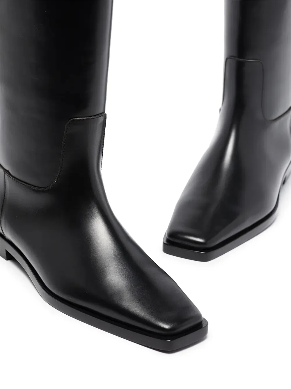 TOTEME square-toe strap riding boots