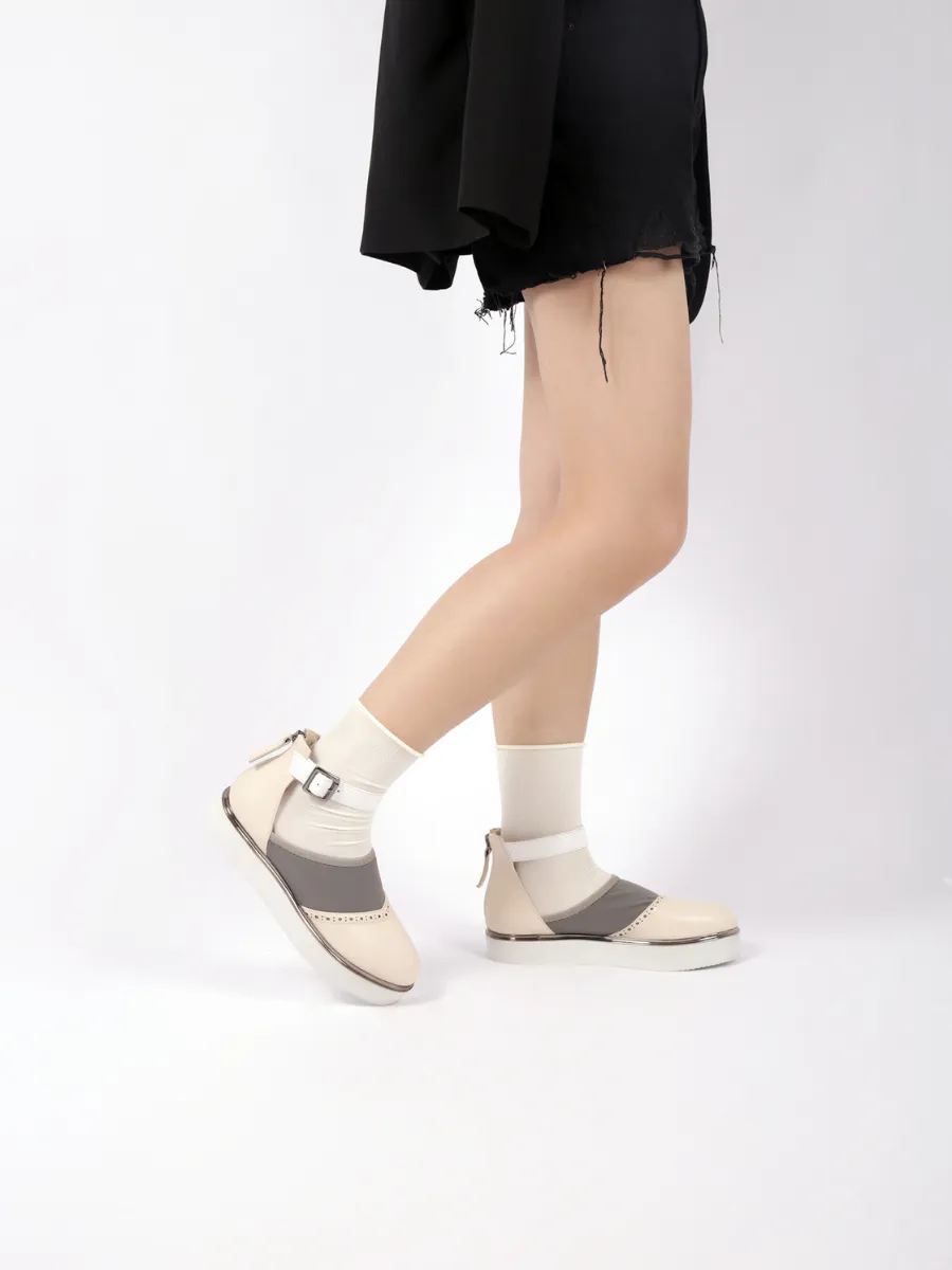 Tulip Ankle Strap Crepe Pink Sandal