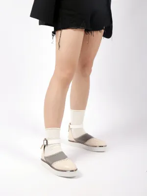 Tulip Ankle Strap Crepe Pink Sandal