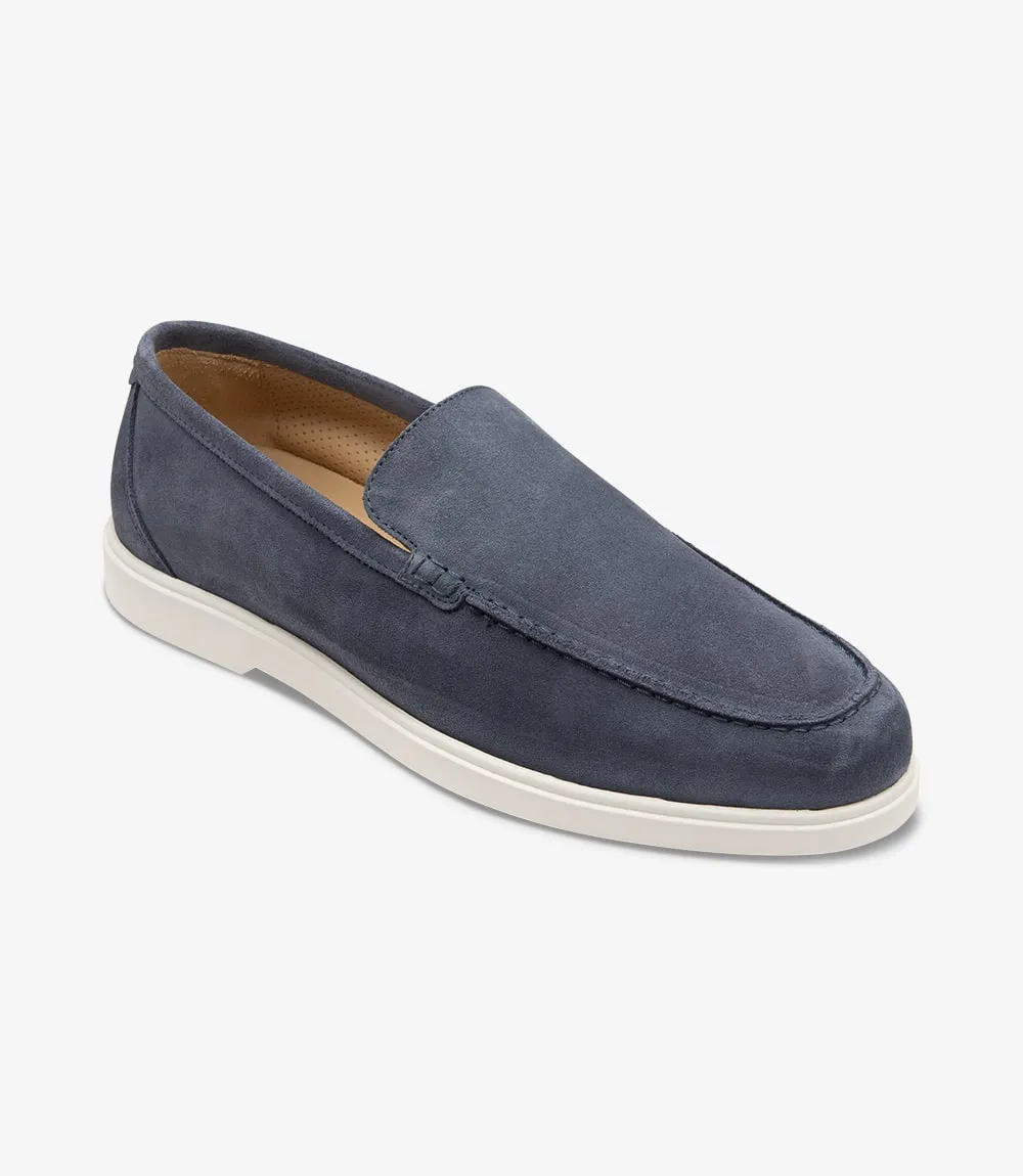 Tuscany Denim Blue Suede