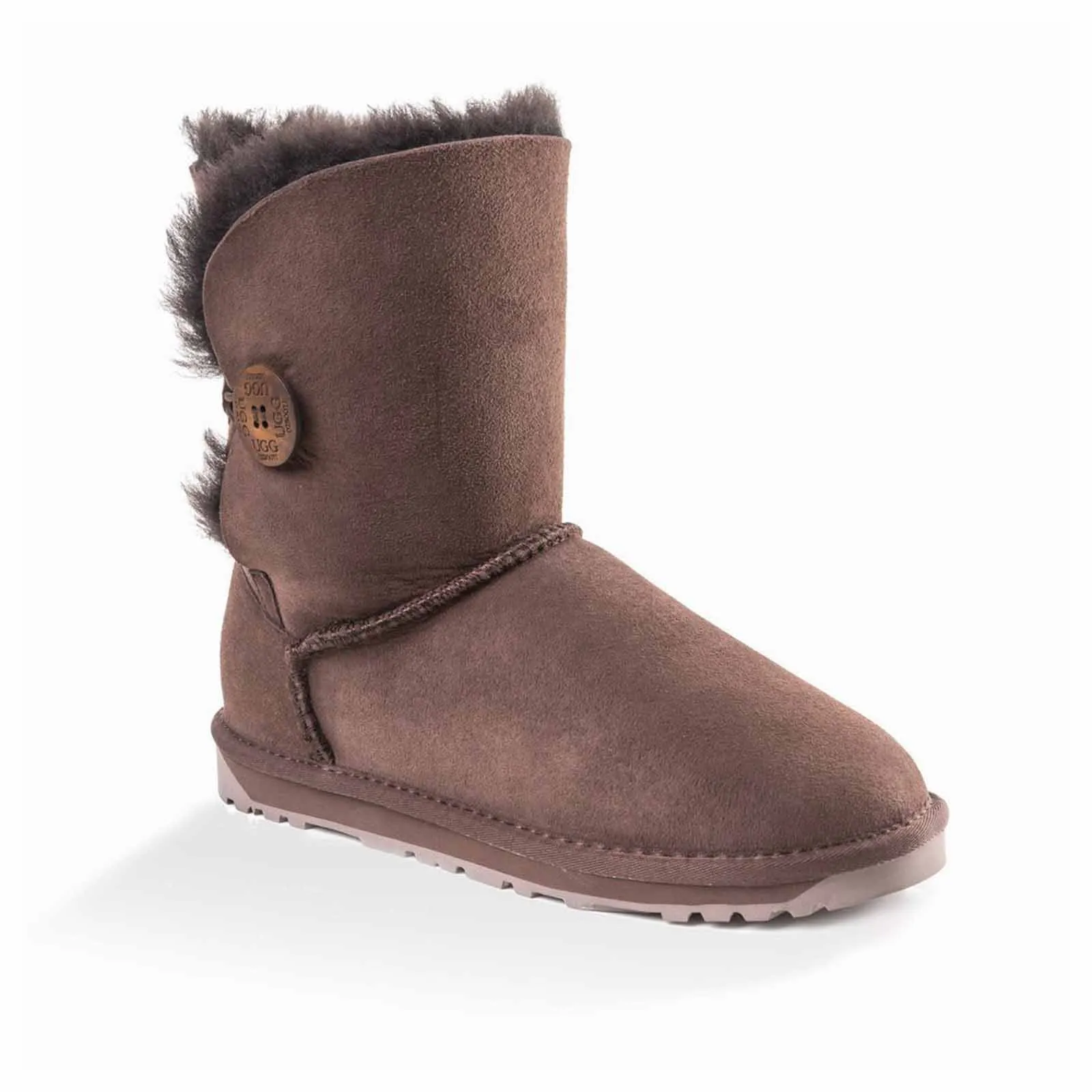 Ugg Boots Classic Short Button Chocolate 37