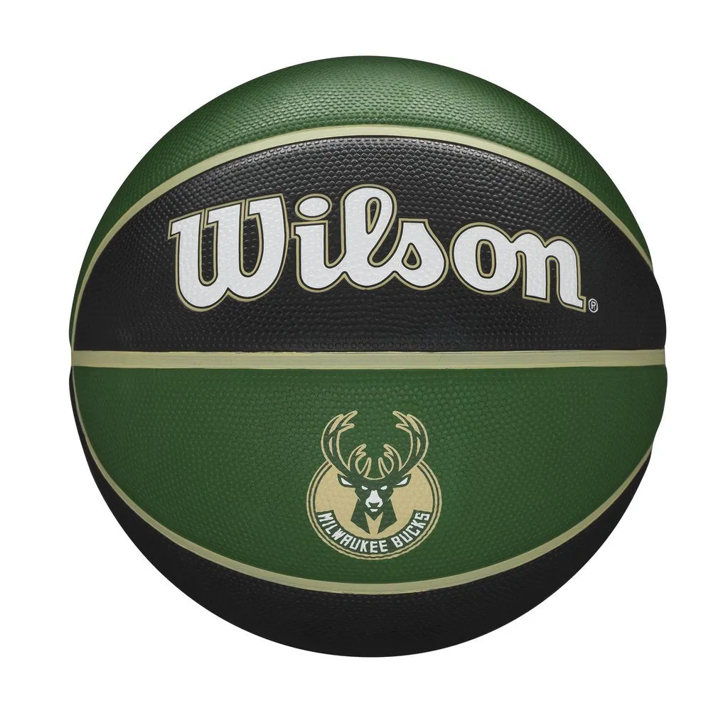 WILSON NBA TEAM TRIBUTE BASKETBALL MILWAUKEE BUCKS